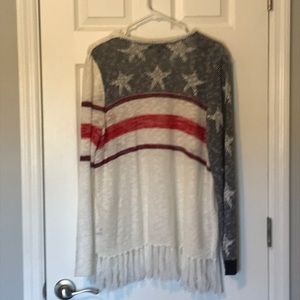 ❤️🤍💙 Adorable Americana Open Cardigan🎇🇺🇸🎆